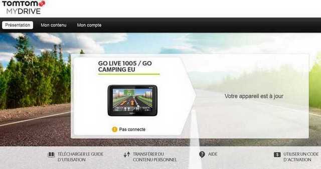 mydrive connect pour tomtom